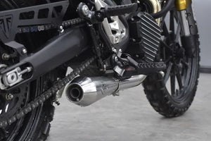 Low Exhaust Triumph Scrambler 400X