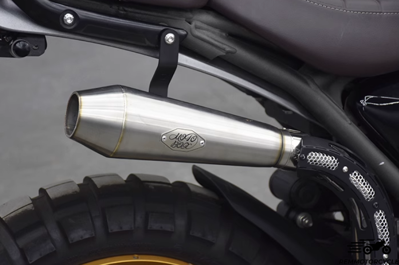 High-Mount Exhaust for Triumph Speed 400 & Scrambler 400 X