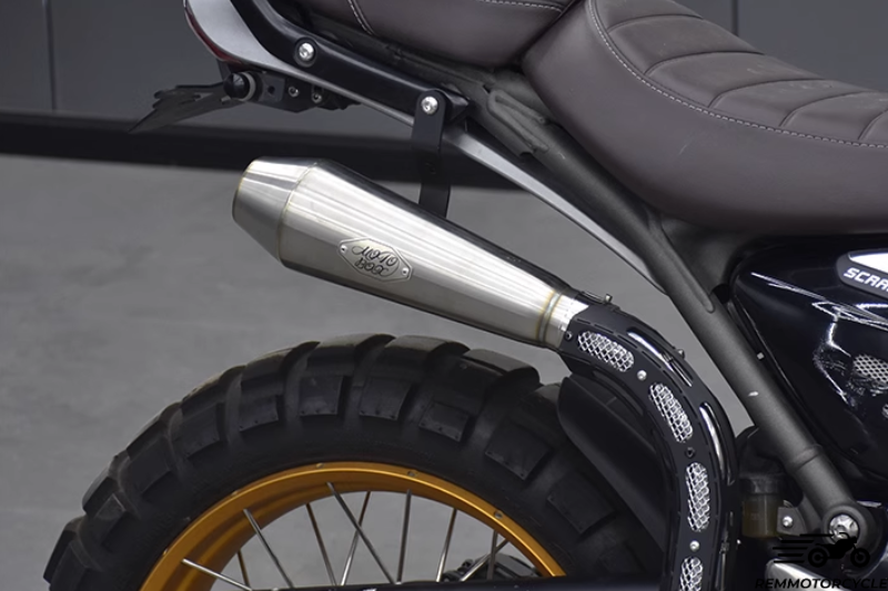 High-Mount Exhaust for Triumph Speed 400 & Scrambler 400 X