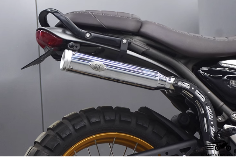High-Mount Exhaust for Triumph Speed 400 & Scrambler 400 X