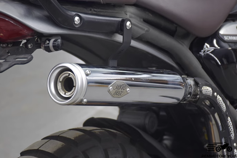 High-Mount Exhaust for Triumph Speed 400 & Scrambler 400 X
