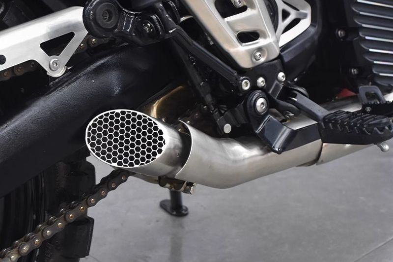 Triumph 400X Exhaust Tip