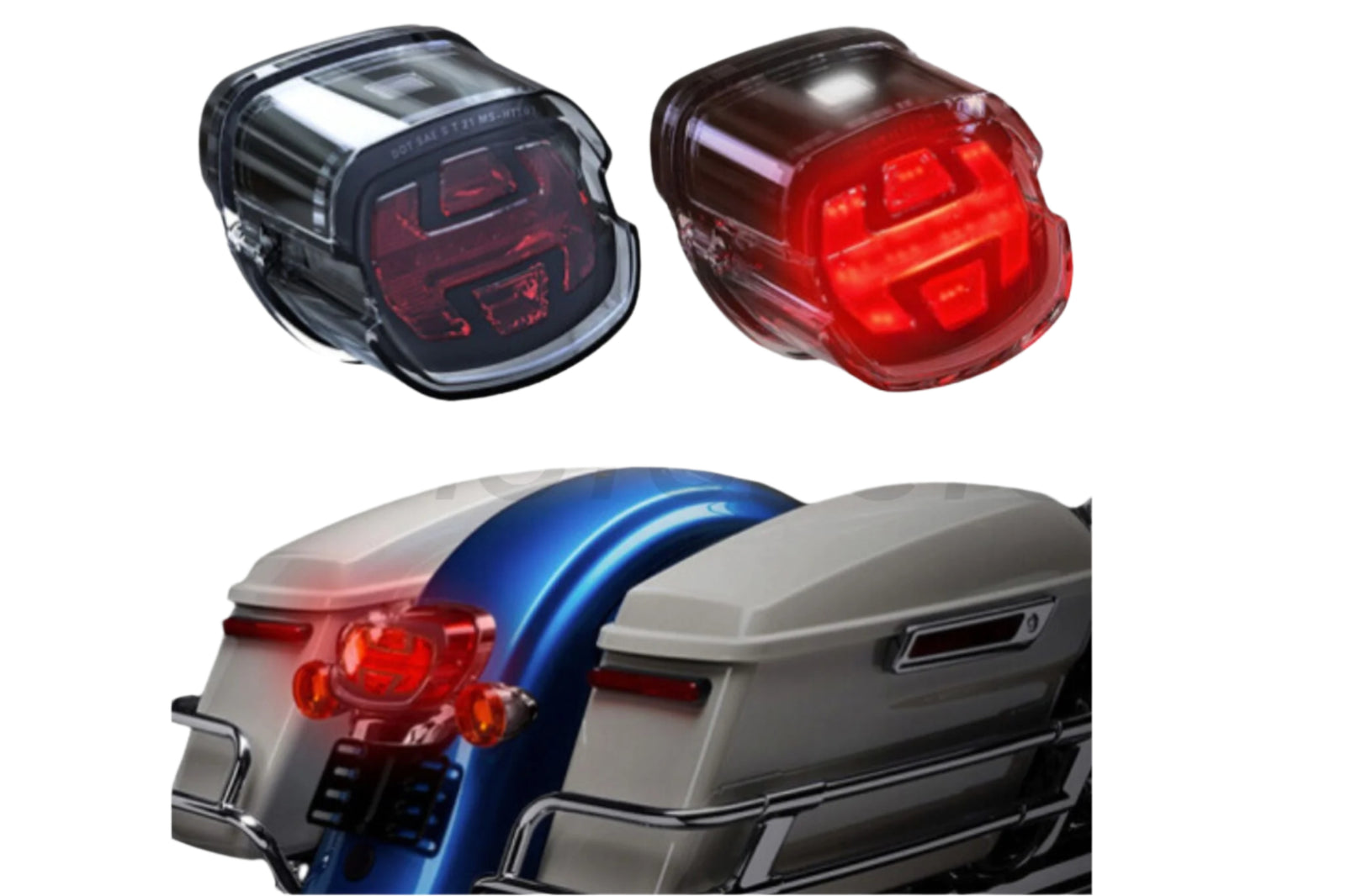 Batman Tail Light for Harley Davidson