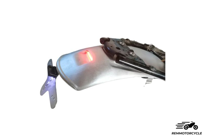 Rear Fender with Integrated LED Lighting + License Plate Holder