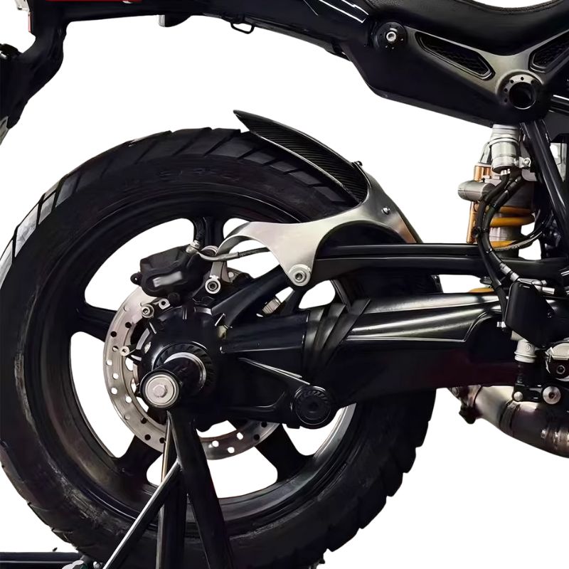 Rear fender hugger for the BMW R Nine T