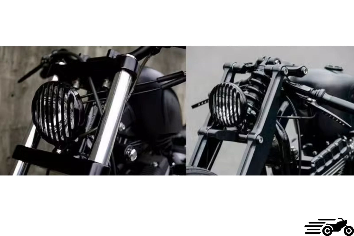 Vertical headlight grid