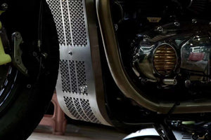 Radiator protection grille for Triumph Bobber