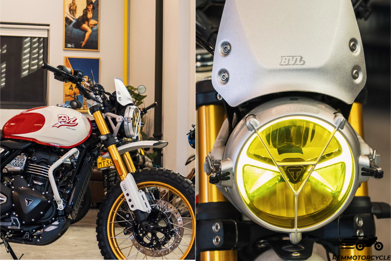 Premium Headlight Grill for Triumph 400X