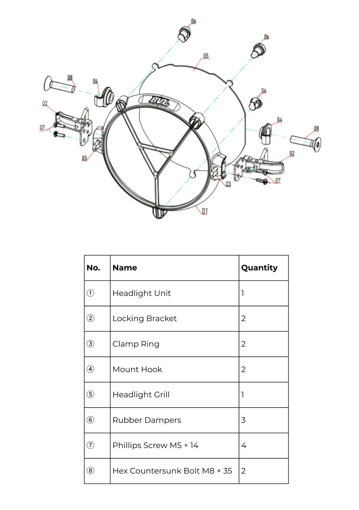 Premium Headlight Grill for Triumph 400X