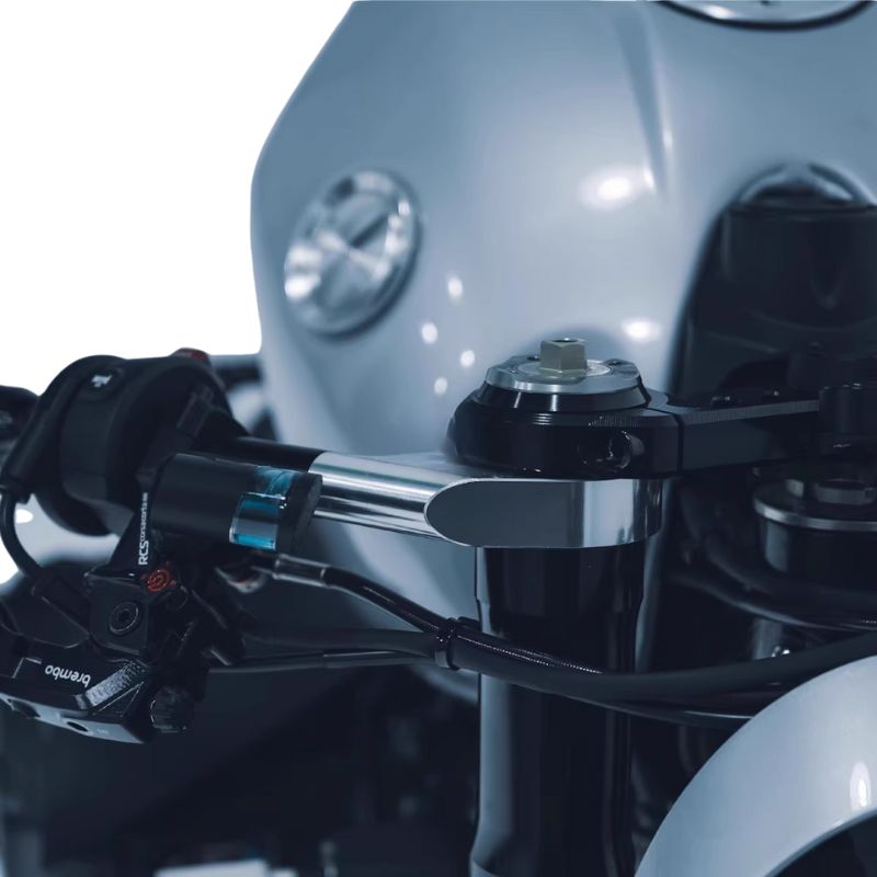 Luxury clip-on handlebars for BMW R nineT