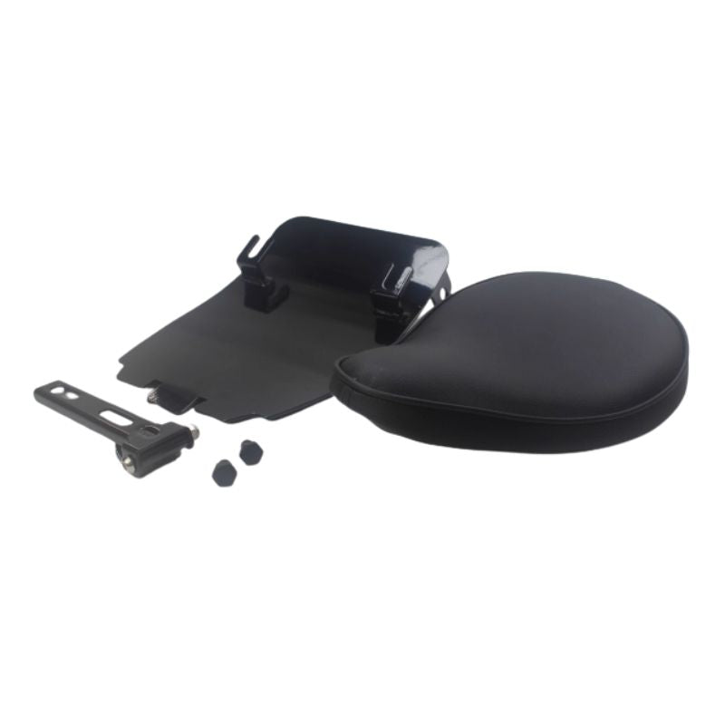 Yamaha Virago 125cc–250cc Bobber Solo Rear Seat Kit – Black Leather