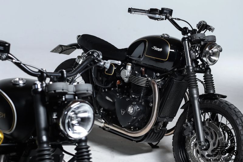 Full Exhaust System for Triumph Bonneville T100 / T120 / Street Twin / Speed Twin