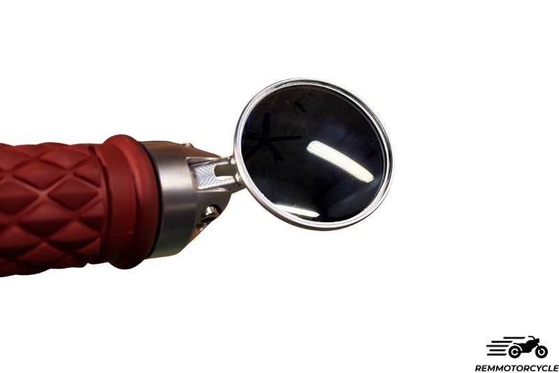 BMW R12 handlebar end mini mirrors