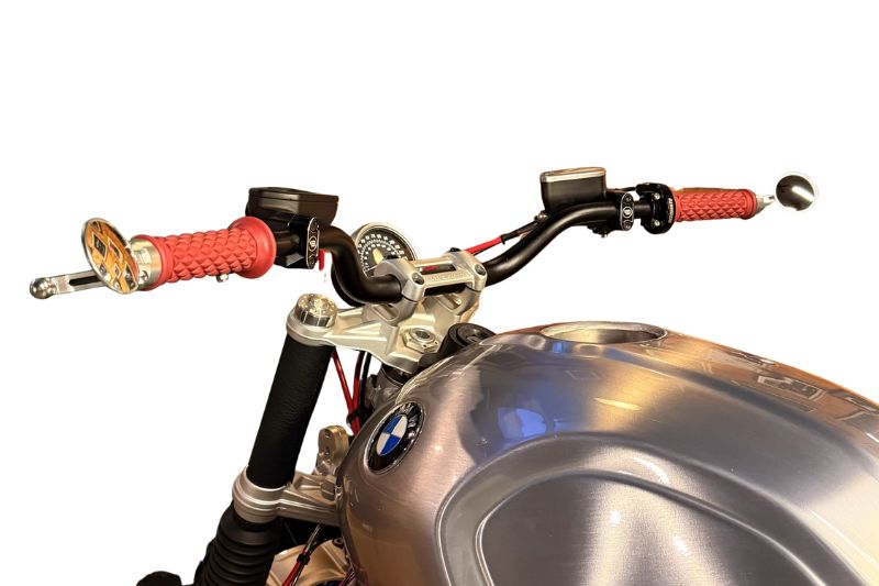 BMW R12 handlebar end mini mirrors