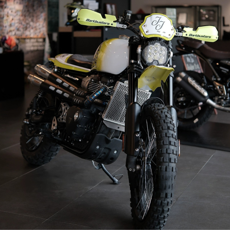 Baja 7″ LED Headlight Kit – Triumph Scrambler 1200