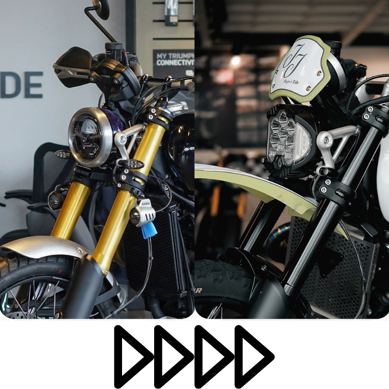 Baja 7″ LED Headlight Kit – Triumph Scrambler 1200