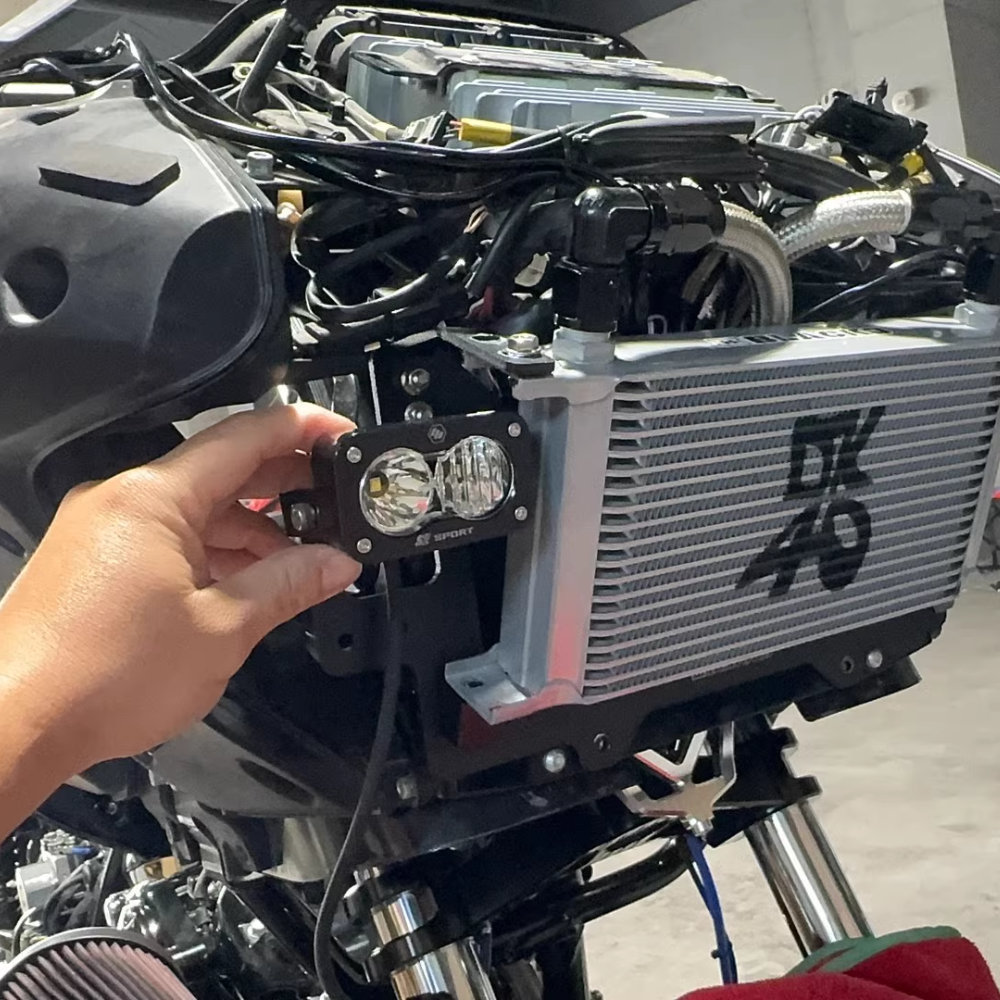 Oversized Oil Cooler – Harley Road Glide w/ Baja S2 Compatibility