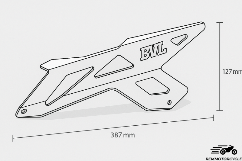 BVL CNC Aluminum Chain Guard for CFMOTO 450 MT