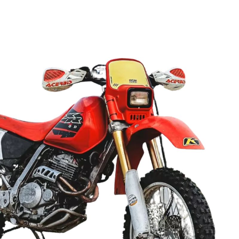 Retro Enduro Number Plate with Headlight