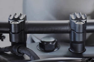 1,1" or 1,25" Black Handlebar Risers