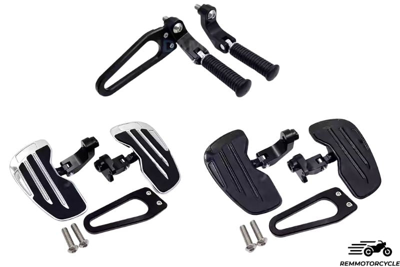 Passenger footrests for BMW R18