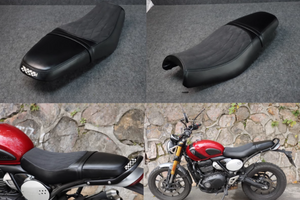 seat Triumph Speed 400 Scrambler 400X black daim