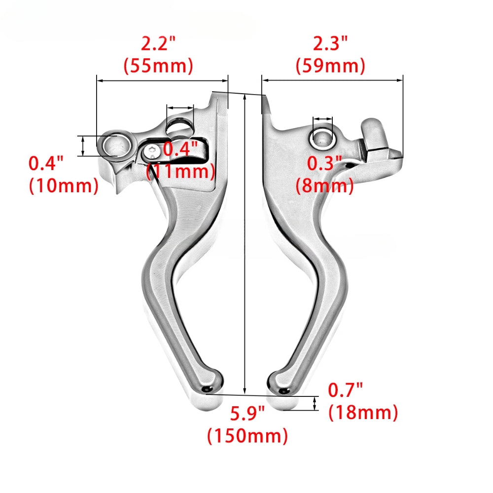 Softail Short Brake and Clutch Lever