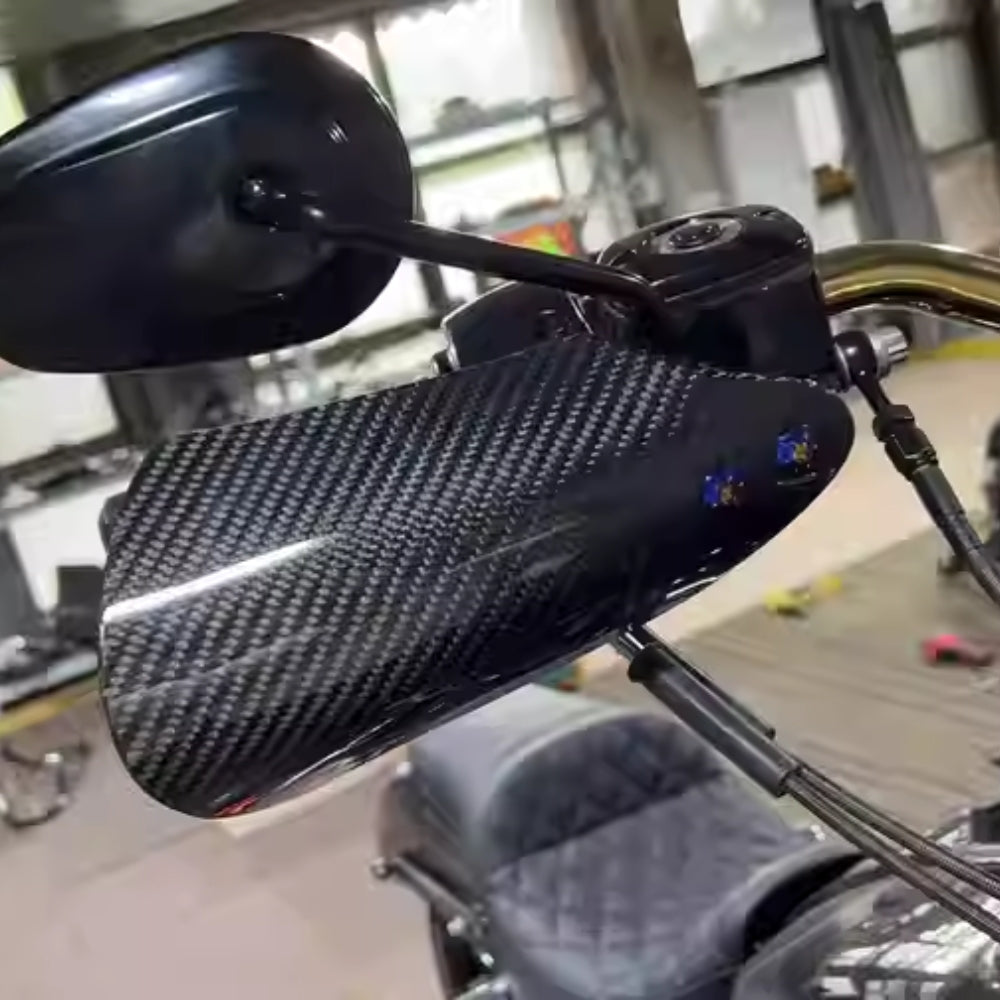 Carbon Handle Guard Softail &amp; Touring