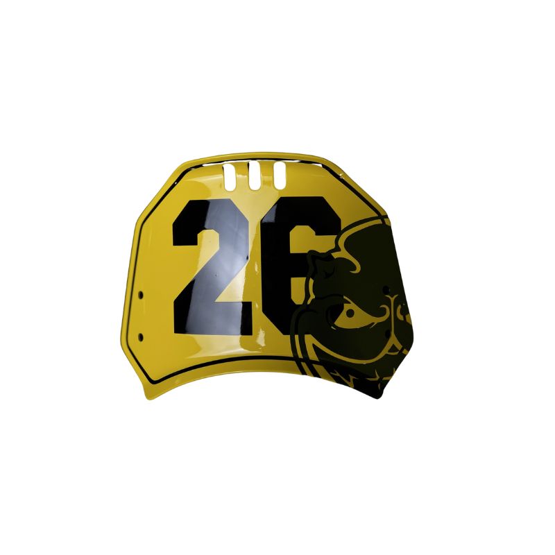 Custom side number plate wind deflector for Triumph 400 X