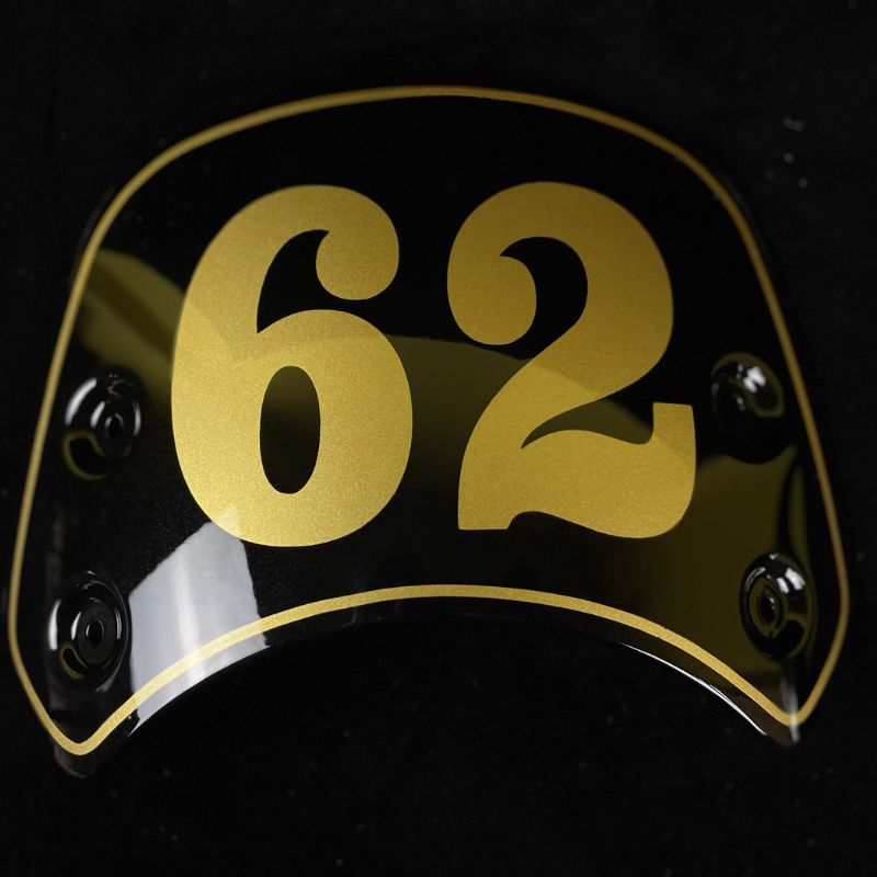 Custom side number plate wind deflector for Triumph 400 X