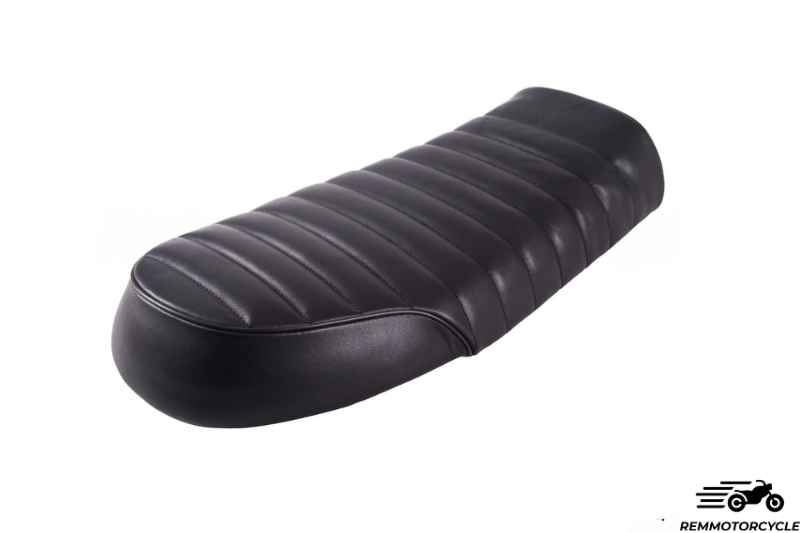 Seat Leather Vintage Black flat