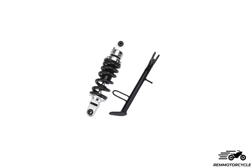 Shock absorber set + short kickstand for Triumph 400 X