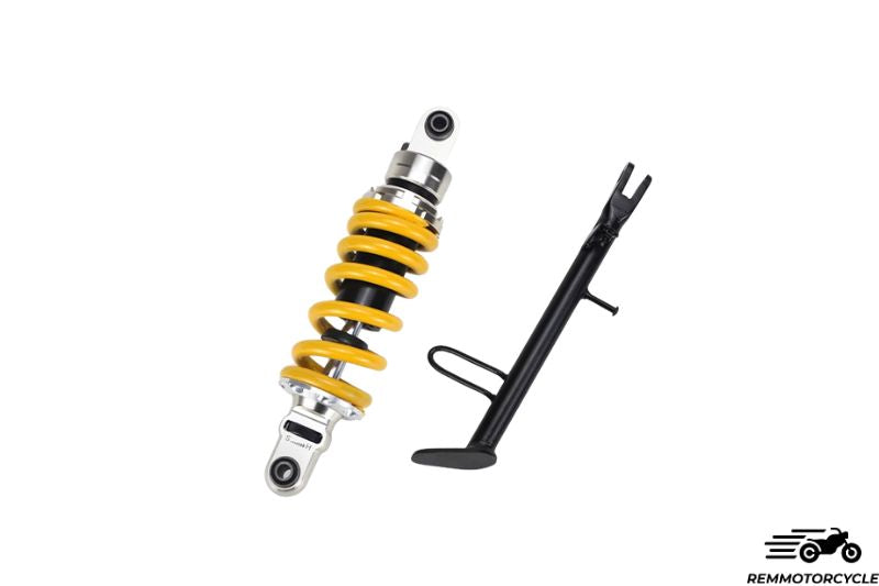 Shock absorber set + short kickstand for Triumph 400 X