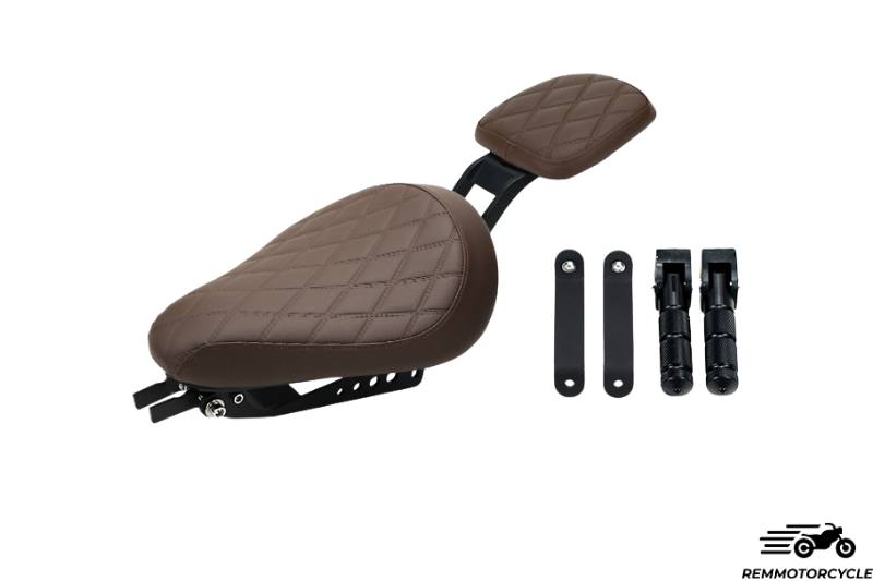 Solo seat + duo seat for Triumph Bobber