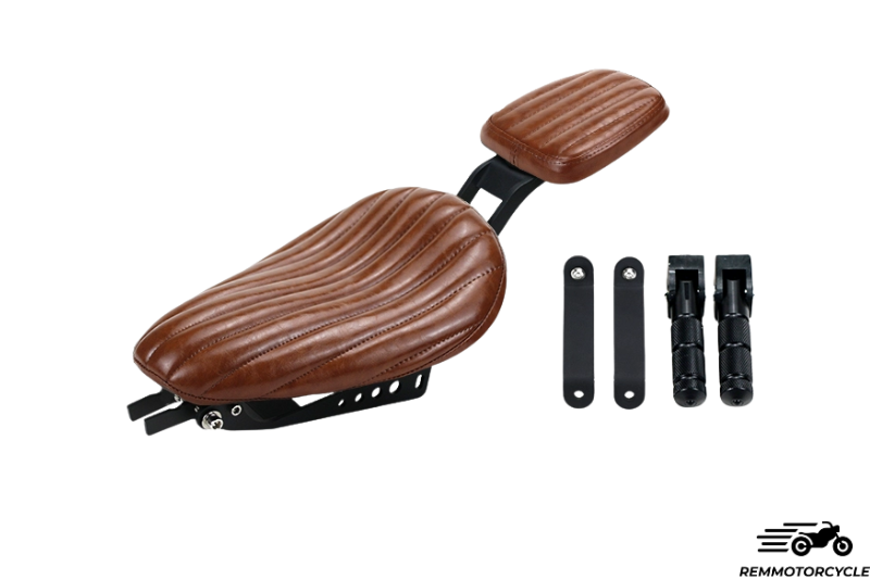 Solo seat + duo seat for Triumph Bobber
