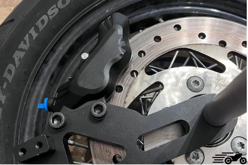 Brake Support Rear brake support and caliper bracket for Sportster - REM