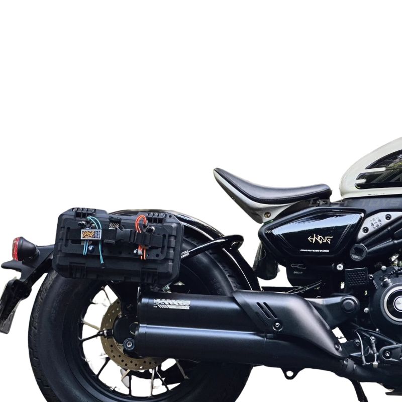 Rear luggage rack support for Triumph Bobber