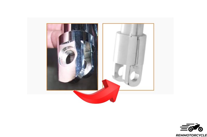 Universal footpeg mount Harley Sportster