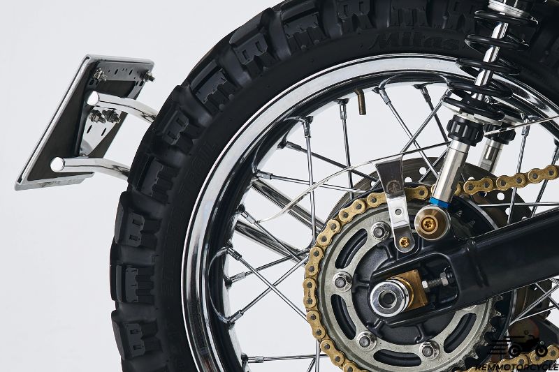 License Plate Holder with Mudguard Triumph T100 T120 Street Twin Scrambler 900