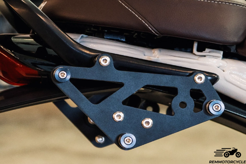 Rear Side Rack for Triumph Scrambler 400X – Compatible with SW-Motech