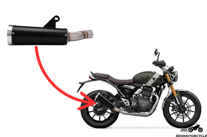 TRIUMPH 400X Speed 400 EXHAUST