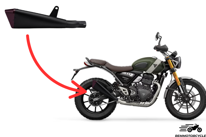 TRIUMPH 400X Speed 400 EXHAUST