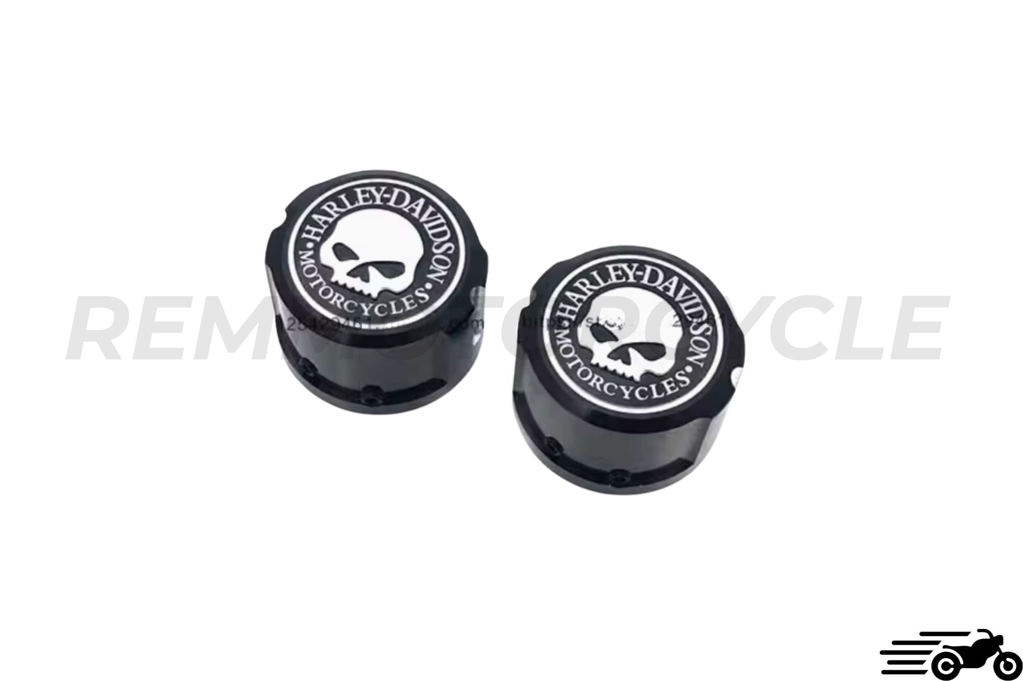 Harley-Davidson Sportster Front Axle Crash Protectors - Skull Design