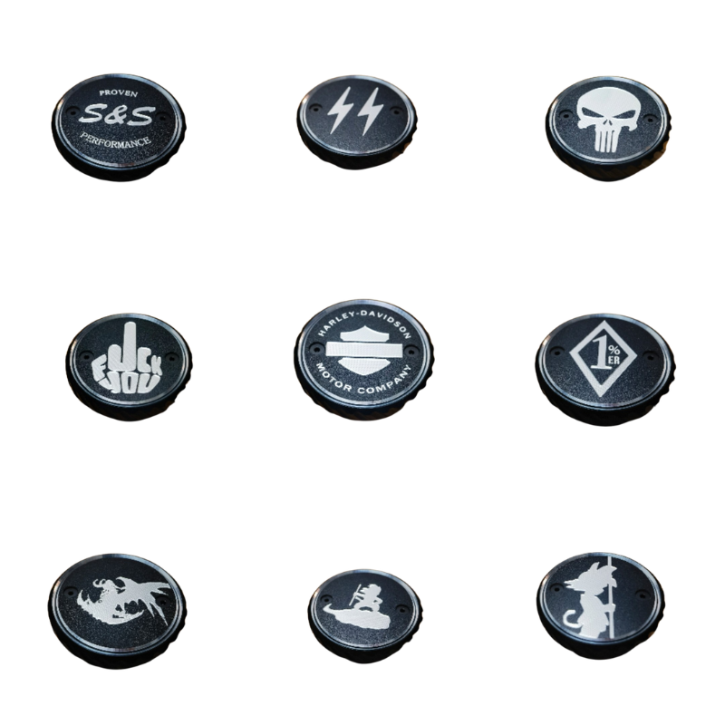 Magnetic lock fuel tank cap - Sportster/Softail fit