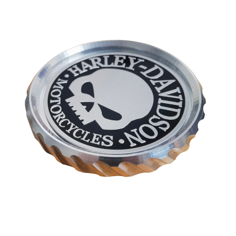 Magnetic lock fuel tank cap - Sportster/Softail fit