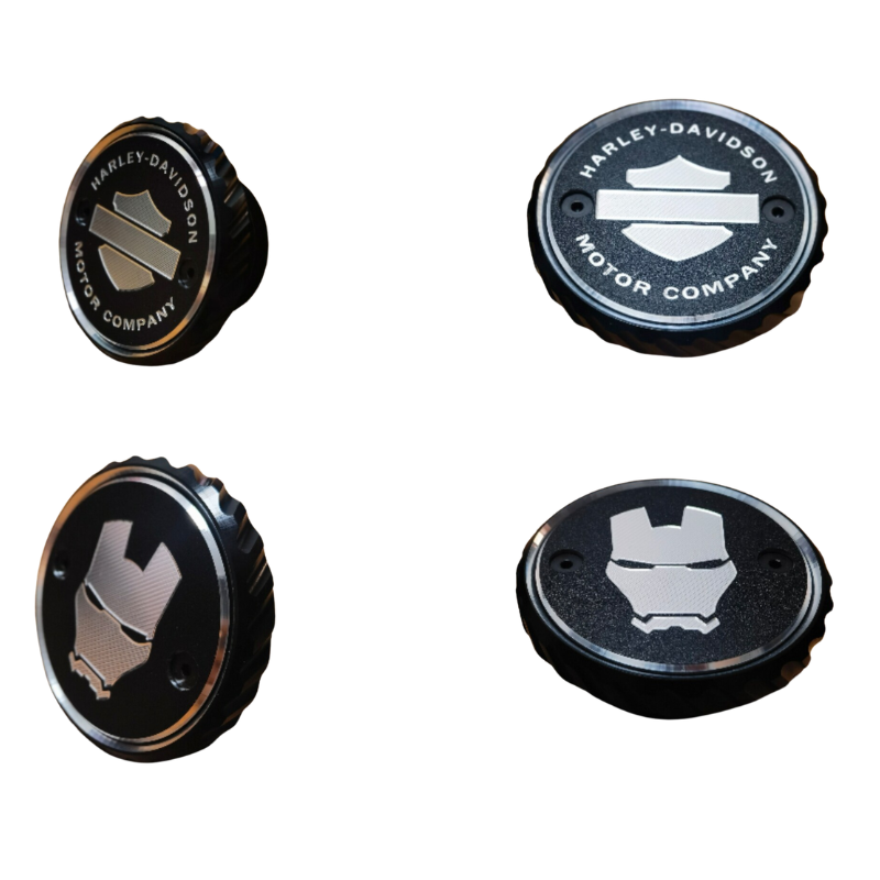 Magnetic lock fuel tank cap - Sportster/Softail fit