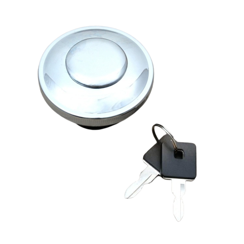 Pure Bobber Locking Gas Cap – Chrome 