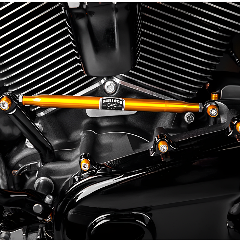 CNC aluminum engine bolt caps for M8 Softail/Touring