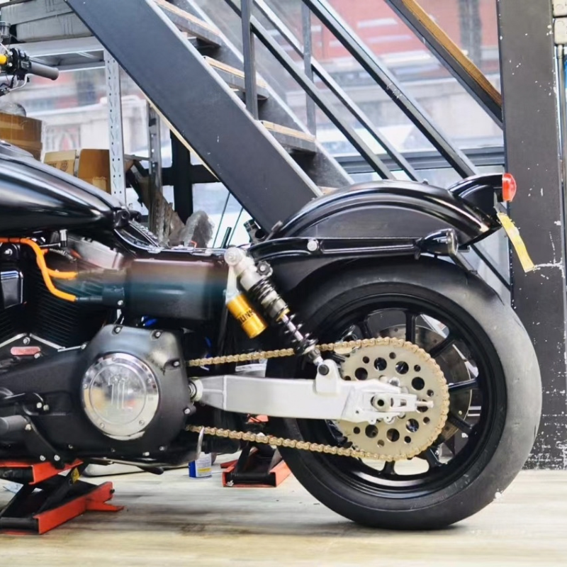 Aluminum swingarm with 100 mm radial caliper bracket for Dyna