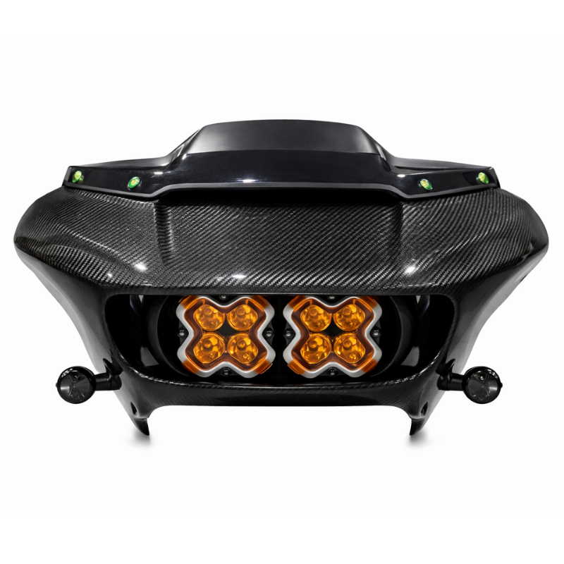 Road Glide-style front fairing for Softail